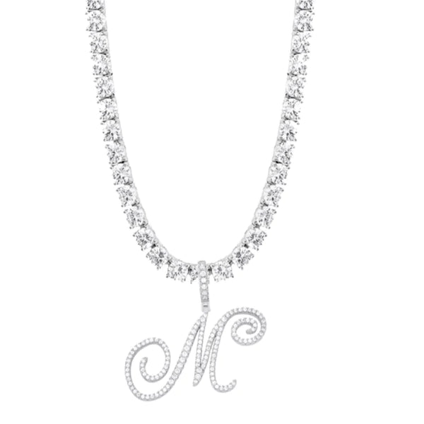 ICY INITIAL NECKLACE - Ermoleve